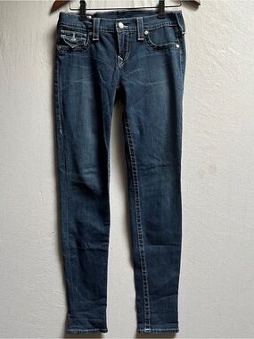 True Religion Y2K Dark Wash Slim Fit Jeans Size 28